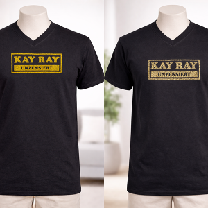 T-Shirt V-Neck "Kay Ray UNZENSIERT"