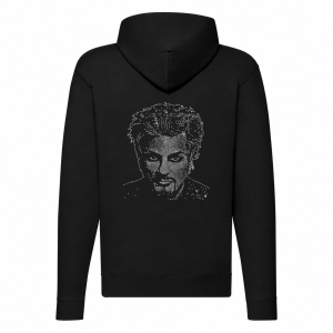 Kay Ray Zipper Hoodie – mit funkelndem Strassmotiv